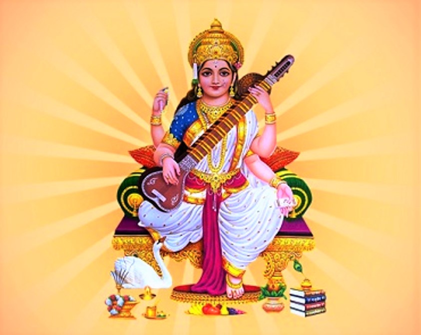 आज वसन्त पञ्चमी,विद्याकी देवी सरस्वतीकाे पूजाआधना गरी मनाइदैं